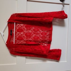 Roosey Red Cardigan